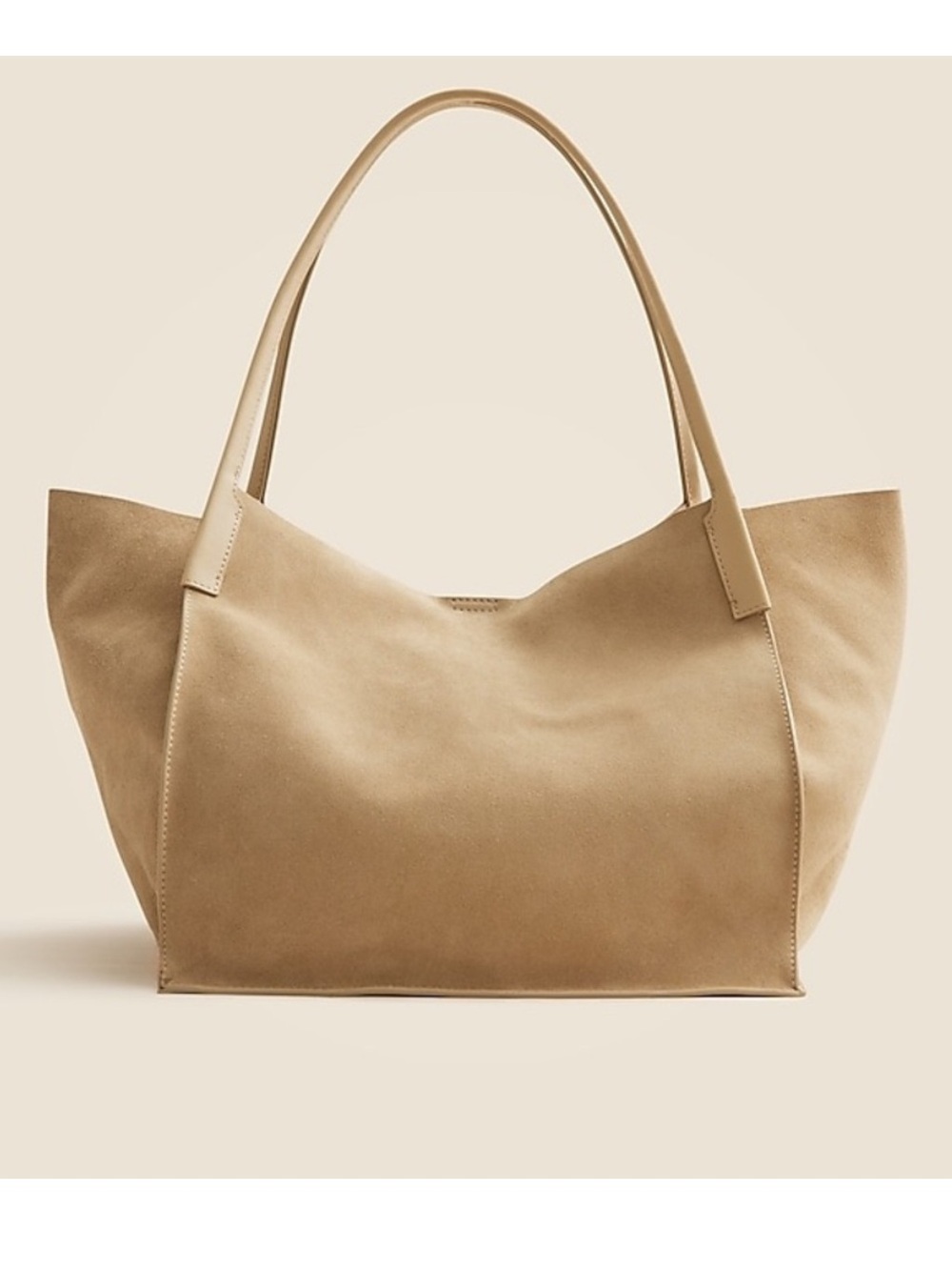 J Crew Unstructured Berkeley Suede Tote Bag